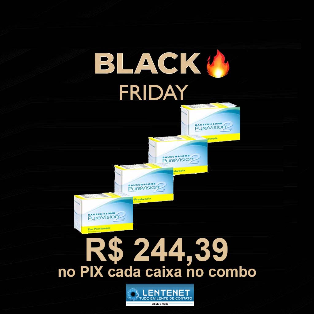 Purevision 2 Multifocal Combo 4 Caixas 1 Purevision 2 Multifocal Combo Black Friday