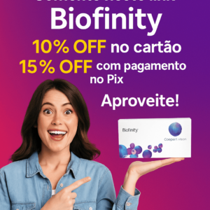 Promoção Relâmpago Biofinity