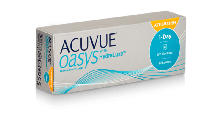 ACUVUE OASYS® 1-Day para Astigmatismo – Lentes de Contato Diárias – Caixa com 30 Lentes 1 Acuvue_Oasys_1-Day_Astigmatismo