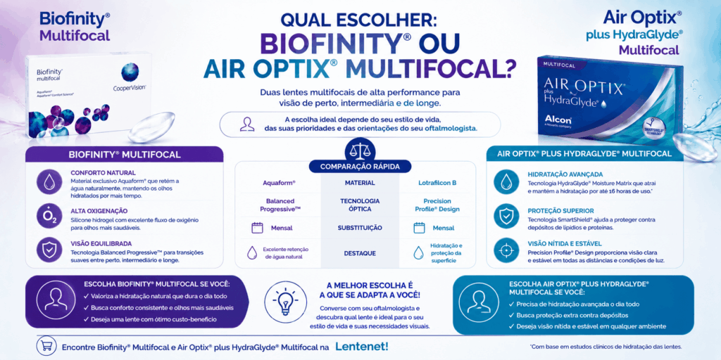 Biofinity® Multifocal × Air Optix® plus HydraGlyde® Multifocal: qual a diferença? 12 ChatGPT Image 13 de ago. de 2026 11 15 00 1