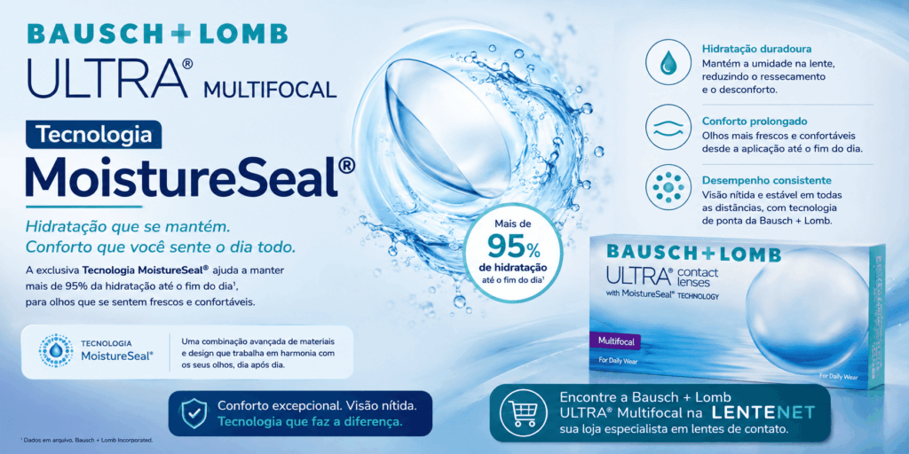 Bausch + Lomb ULTRA® Multifocal × Air Optix® plus HydraGlyde® Multifocal: qual a diferença? 3 ChatGPT Image 18 de ago. de 2026 10 27 27 1
